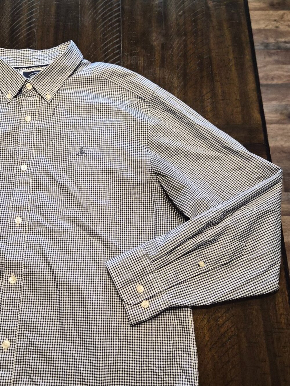 Charles Tyrwhitt Dress Shirt Mens XL Blue Check Classic Fit Non Iron Cotton G973